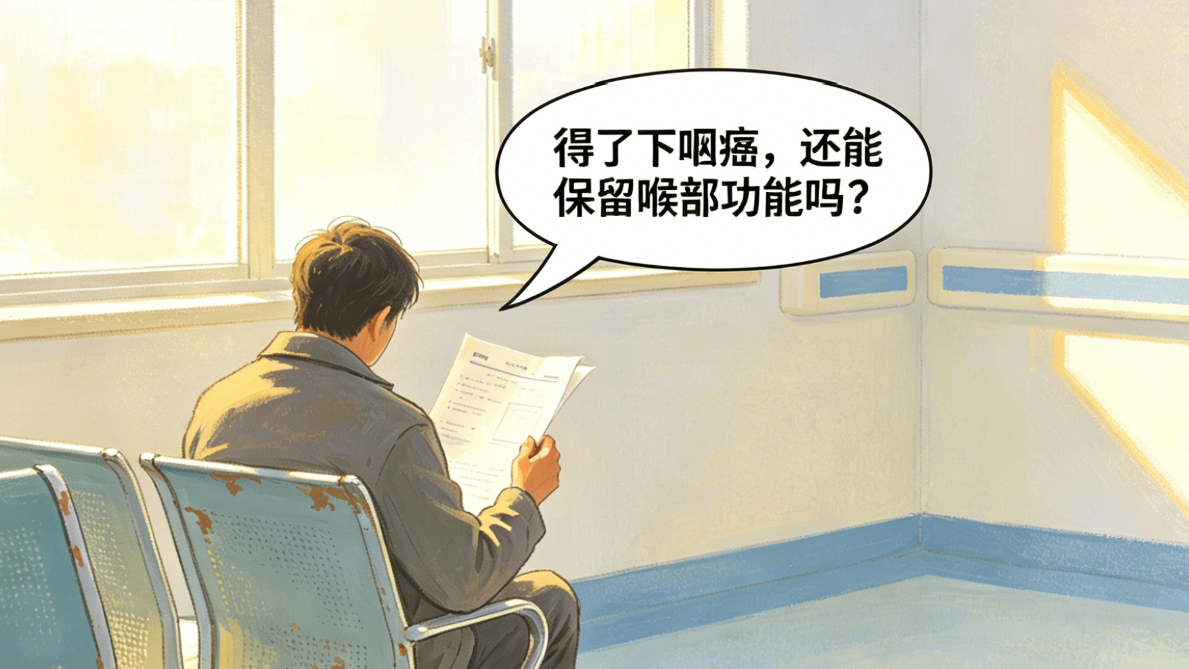 得了下咽癌，还能保留喉部功能吗？
